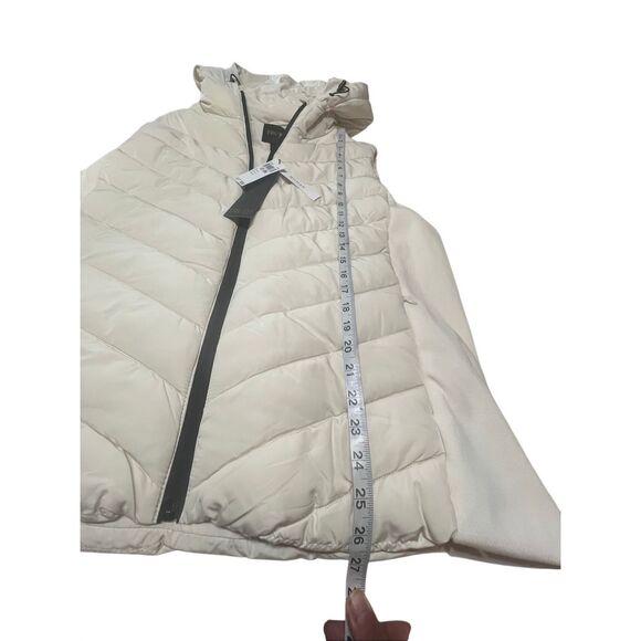 Truth Womans Hoodie Puffer Vest Cream Sz 1X NWT - Picture 7 of 7